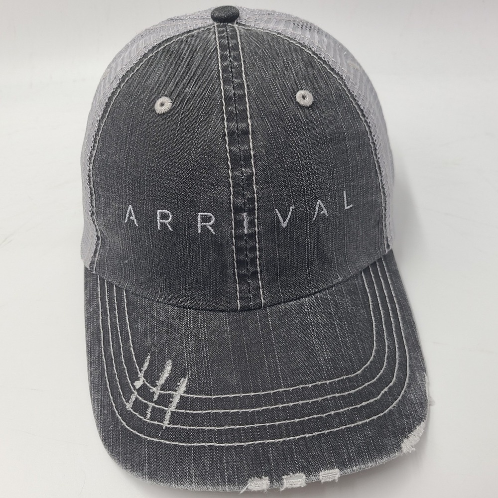 Arrival Movie Promo Hat Adjustable Mesh Trucker Distressed 2016‎ Sci-Fi Thriller
